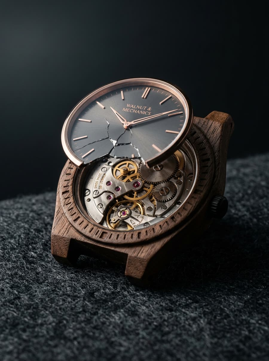 A watch as architecture · April moodboard